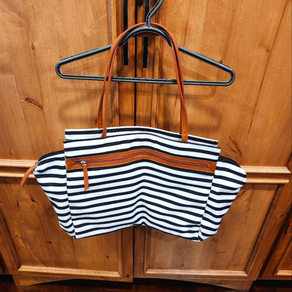 NWOT DSW Striped Tote-Reduced Price